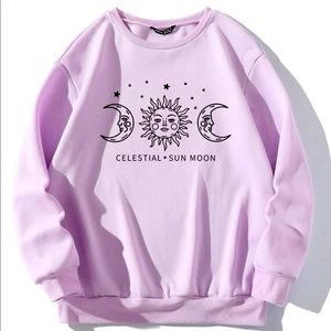 New lilac purple sweatshirt